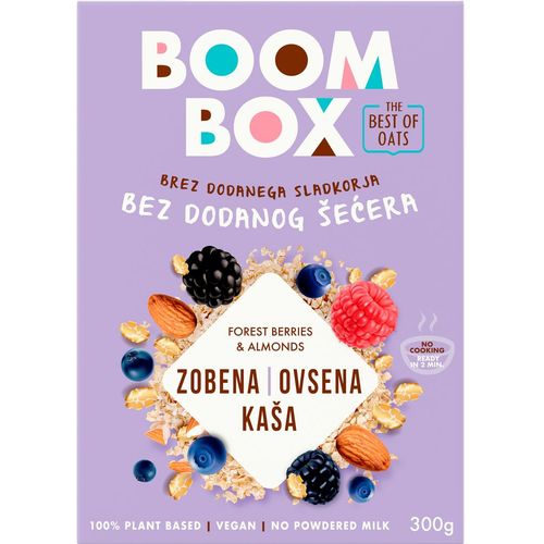 Boom Box Zobena kaša Šumsko voće, Badem 300g slika 2