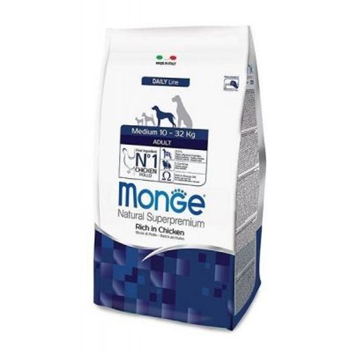 Monge Adult Medium Piletina, hrana za odrasle pse 12 kg slika 1