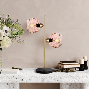 Benek - 15 - 14563 PinkGold Table Lamp