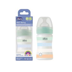 Chicco Plastična flašica Well Being 150ml 0m+ Zelena