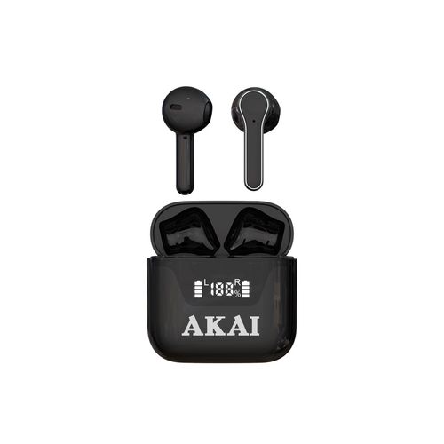 AKAI slušalice sa mikrofonom, Bluetooth, In-ear, crne BTE-J101 slika 3