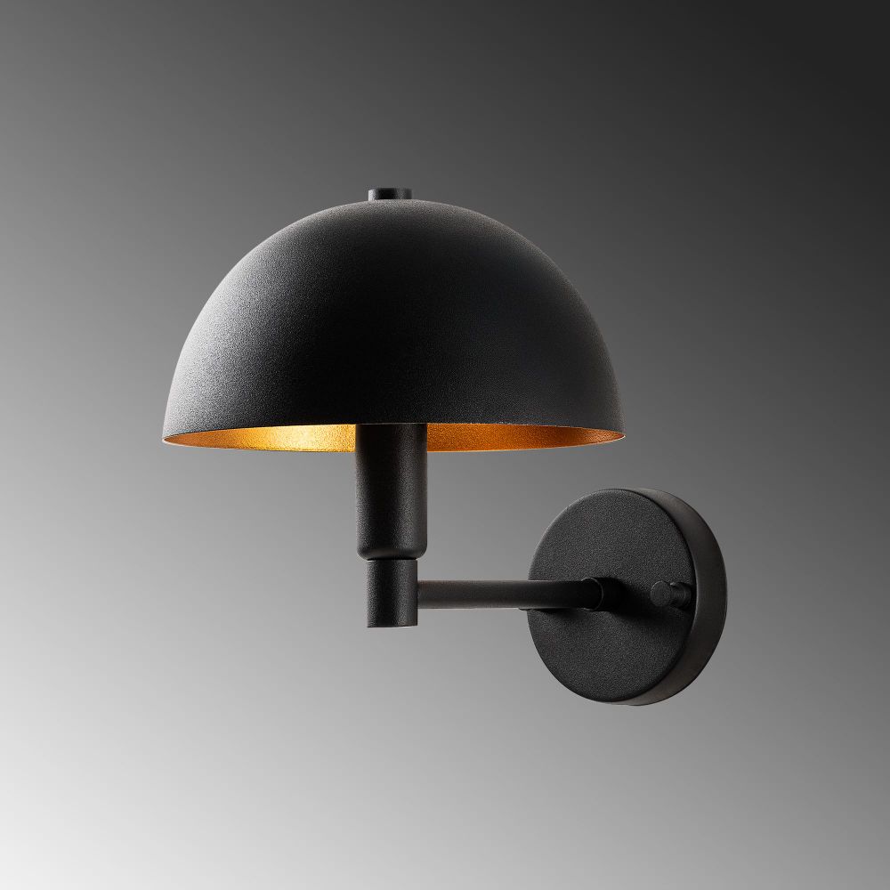 Zidna Lampa Togg - 14837, boje: Crna slika 5