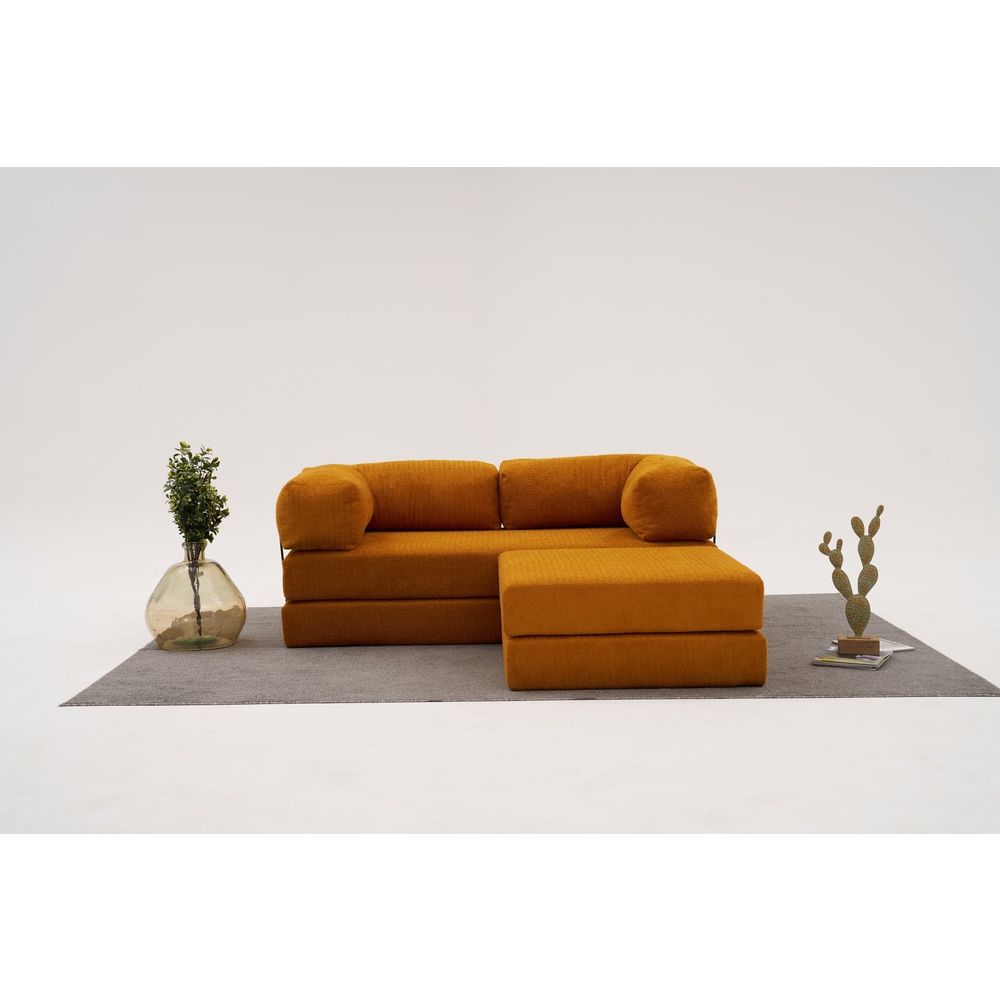 Comfort Mini - Narandžasti Ugaoni Sofa slika 1