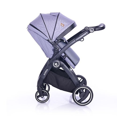 LORELLI ADRIA Kolica Grey 2u1 SET: Košara + Putna Torba + Zimska Navlaka (do 15 kg) slika 9