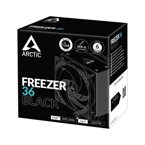 ARCTIC Freezer 36 Black, hladnjak za INTEL/AMD desktop procesore slika 7