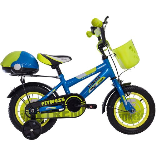 Sporting Machine dečiji bicikl 12" Fitness plavo-zelena(SM-12106) slika 1
