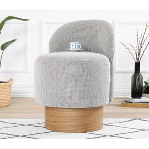 Barren Puf - Sivi Puf