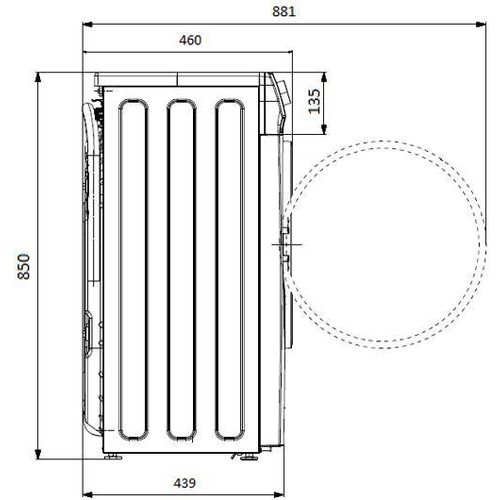 Heinner slim perilica rublja HWM-H7012SE+++ slika 6