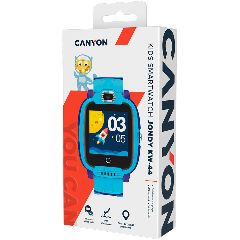 CANYON Jondy KW-44, Dječiji pametni sat, Plavi slika 4
