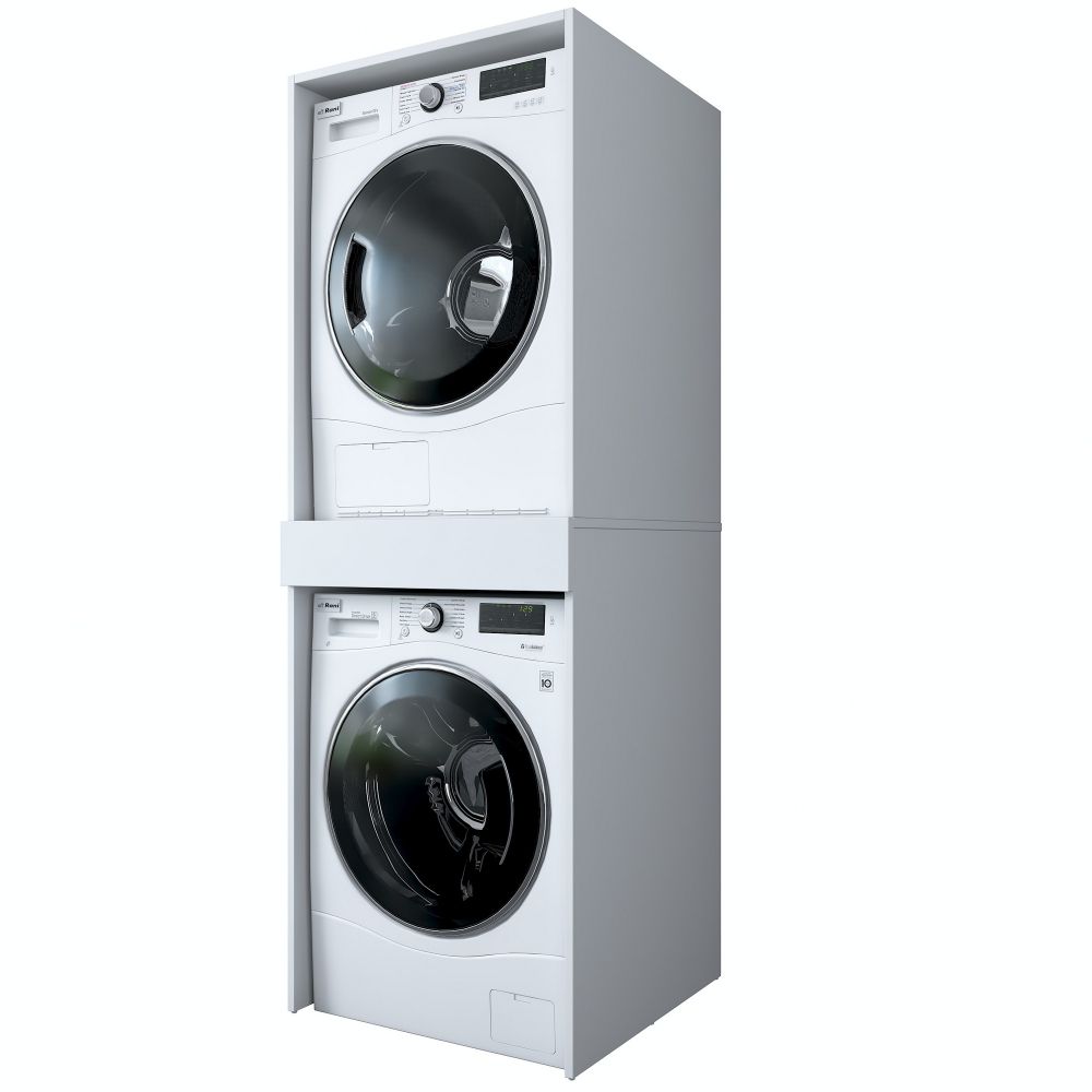 KD113 - 3856 Bijeli Kupaonski Ormar slika 12