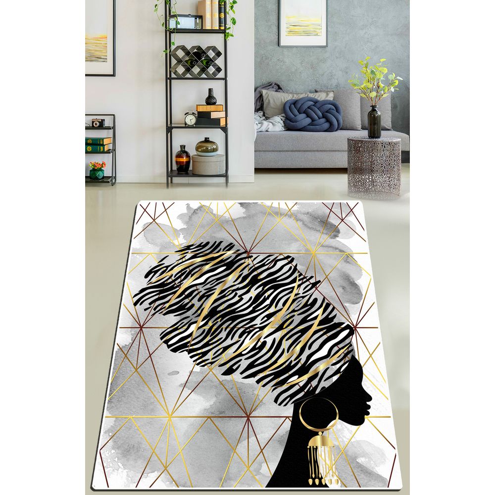 Šareni Tepih od Šenil Pamuka 'Zebra Hair' (160 x 230) slika 1
