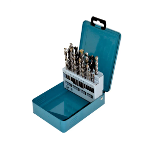 Makita - 18-dijelni set burgija za metal, drvo i ciglu u metalnoj kutiji