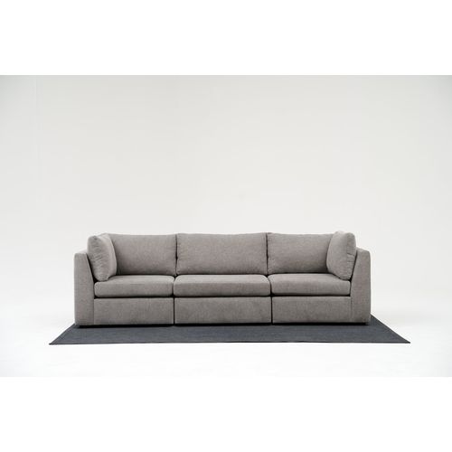 Atelier Del Sofa Trosjed, Mottona 3-Seat Sofa - Light Grey slika 1