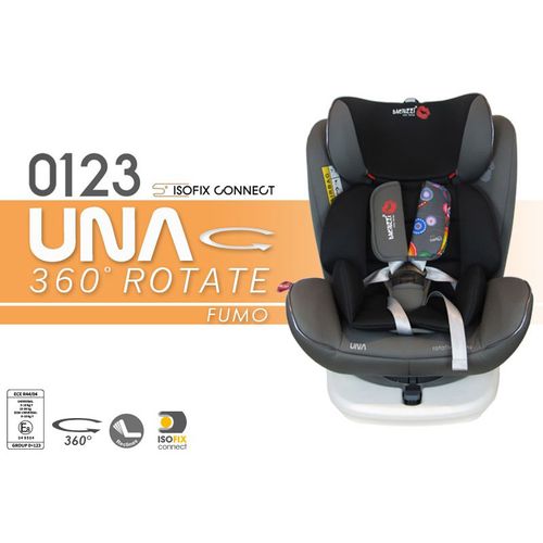 Baciuzzi autosjedalica grupa 0-1-2-3 (0-36 kg) Una - Fumo slika 2