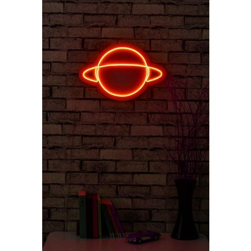 Wallity Ukrasna plastična LED rasvjeta, Saturn - Red slika 3