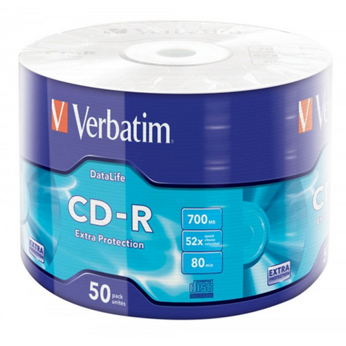 Verbatim Cd-r ver 52x 50pak wri slika 1