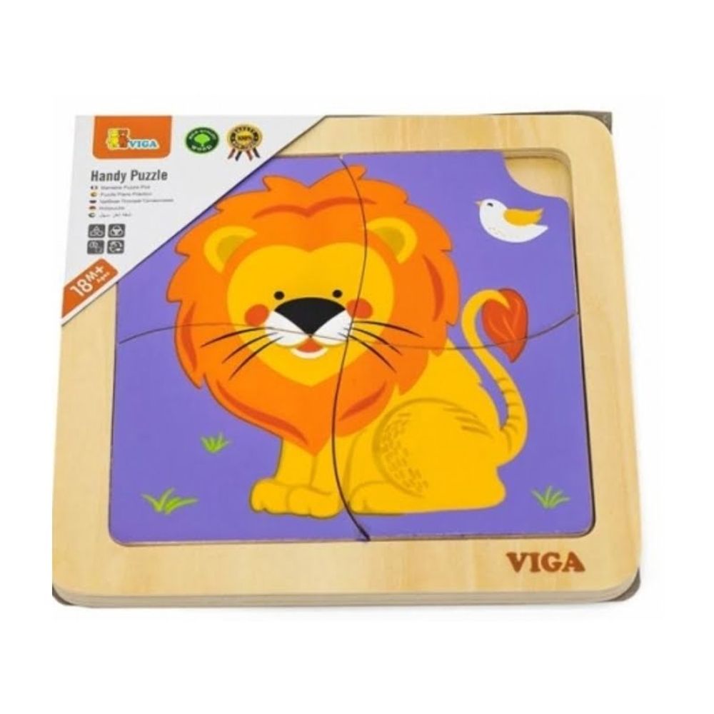 Viga Drvene puzzle lav slika 1