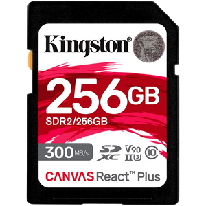 Kingston 256GB Canvas React Plus SDXC UHS-II 