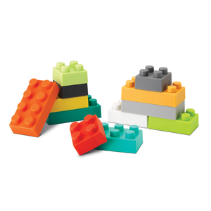 Infantino 315058 Mekane kocke Super Soft 1st Building Blocks - 12 komada