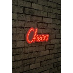 Wallity Ukrasna plastična LED rasvjeta, Cheers - Red