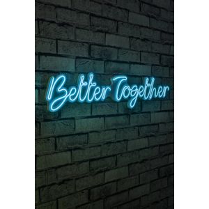 Wallity Ukrasna plastična LED rasvjeta, Better Together - Blue