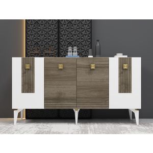 Luna - White, Walnut White
Walnut Console