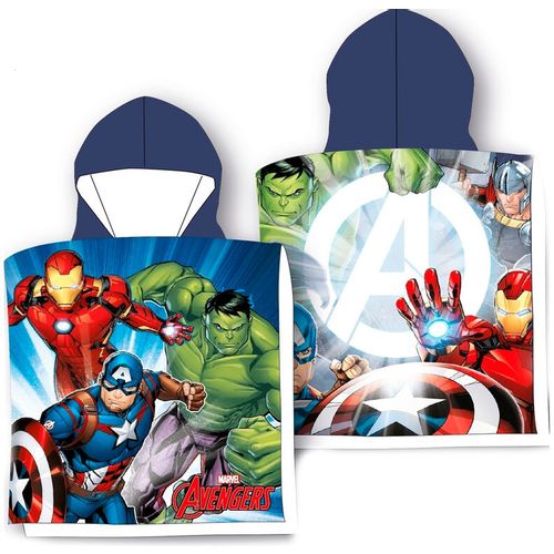 Marvel Avengers cotton poncho towel slika 1