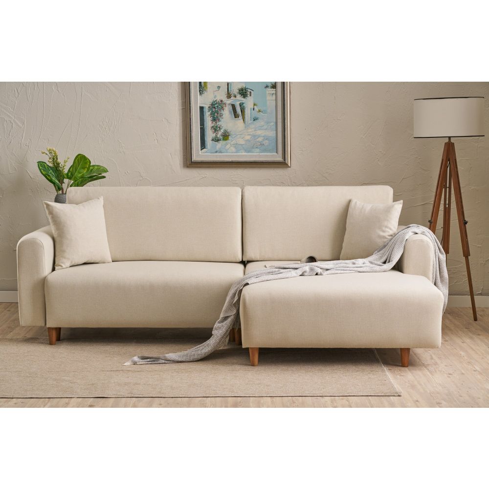 Mane Right - Krem Kutić Sofa na Razvlačenje slika 2