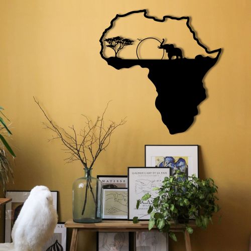 Wallity Metalna zidna dekoracija African 1 slika 3