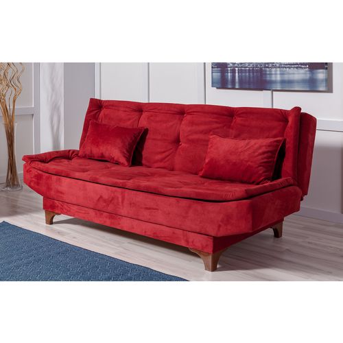 Kelebek TKM2-0101 Claret Red Sofa-Bed Set slika 2