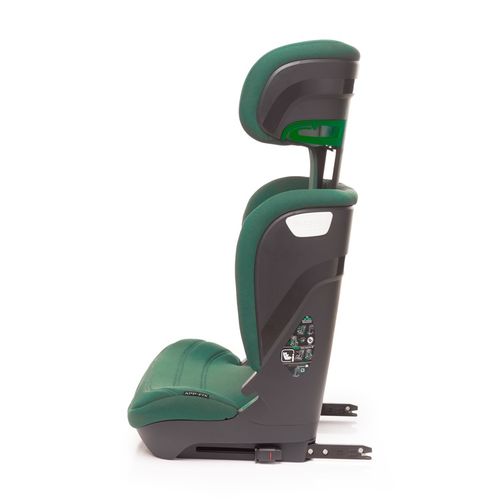 4Baby autosjedalica i-Size: 100-150 cm (15-36kg) App-Fix Dark green slika 7