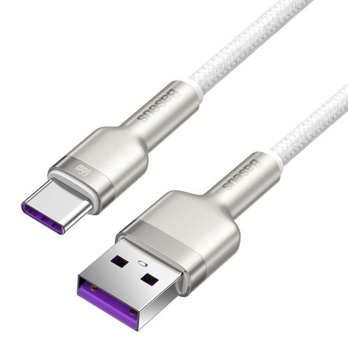 USB kabel za USB-C Baseus Cafule 66W 1m (bijeli) slika 1