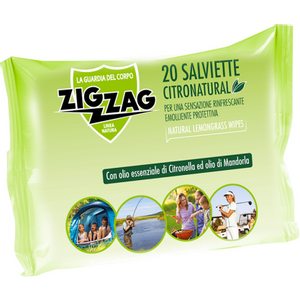 ZIG ZAG vlažne maramice protiv komaraca Citronatural 20kom