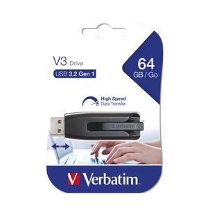 USB stick Verbatim 3.2 Gen1 #49174 64GB Store 'n' Go V3, crni