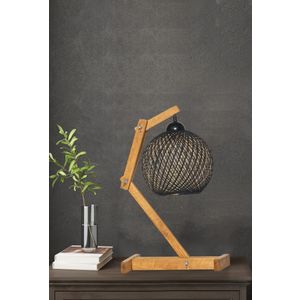 Beehive - Crna Ecru, Smeđa i Crna Stolna Lampa