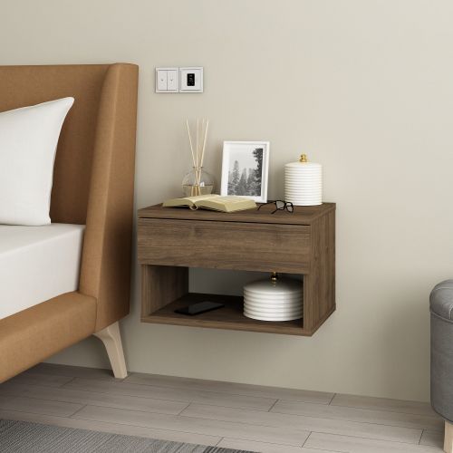 Rıbes - Walnut Walnut Nightstand slika 2