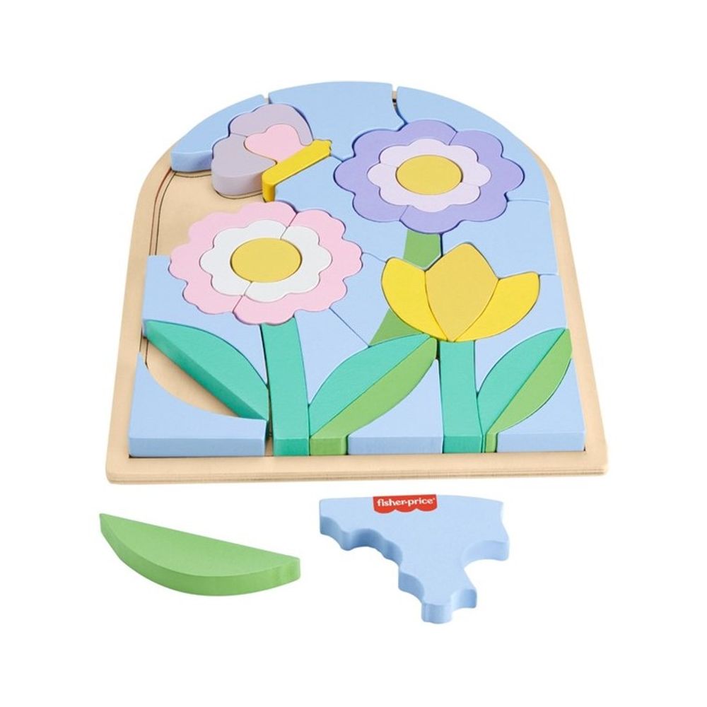 Fisher Price HXT97 Drvena slagalica Wooden Flower 38kom slika 2