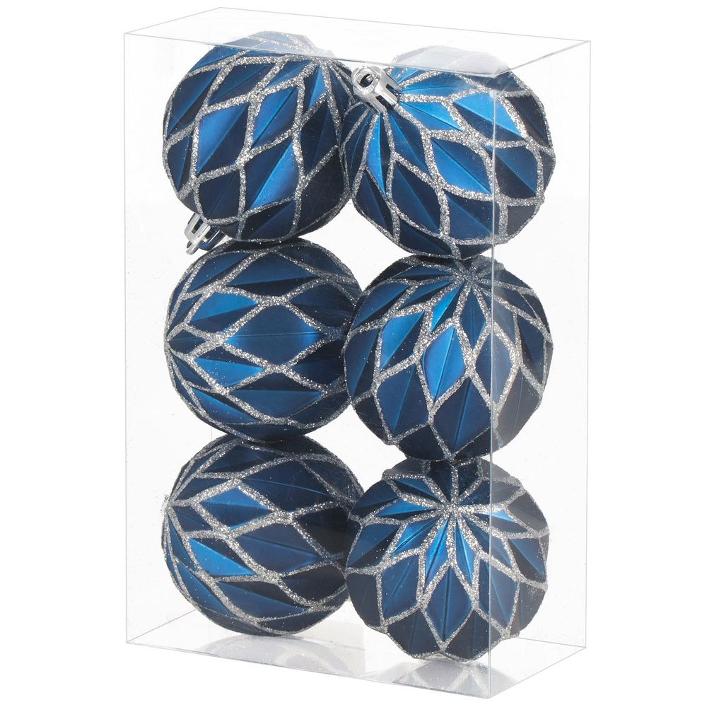 Ca1403 božićne kuglice 6 cm 6 kom. slika 4