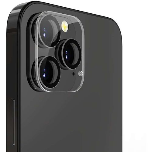 Lito - S+ staklo za kameru za iPhone 12 Pro - crno/prozirno slika 1