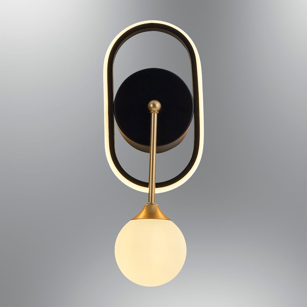 Zidna Lampa L1141 - Crna slika 1