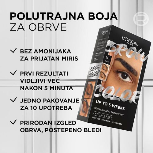 L'Oréal Paris Brow Color polutrajna boja za obrve 7.0 dark blonde slika 3