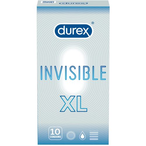 Durex kondomi Invisible XL 10 kom slika 1