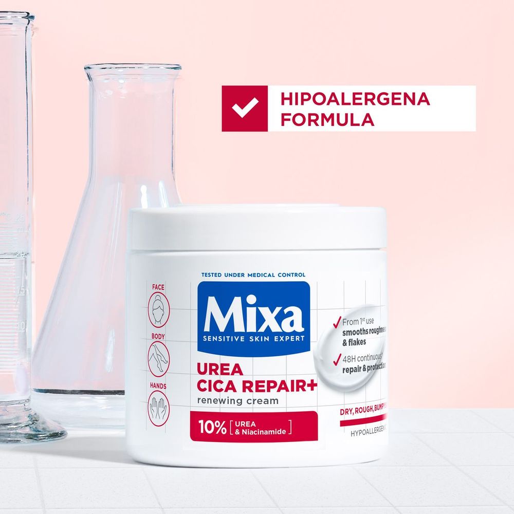 Mixa Urea Cica Repair Obnavljajuća krema za suhu kožu 400ml slika 3