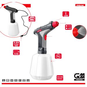 Usb sprejer 3.6V 07909