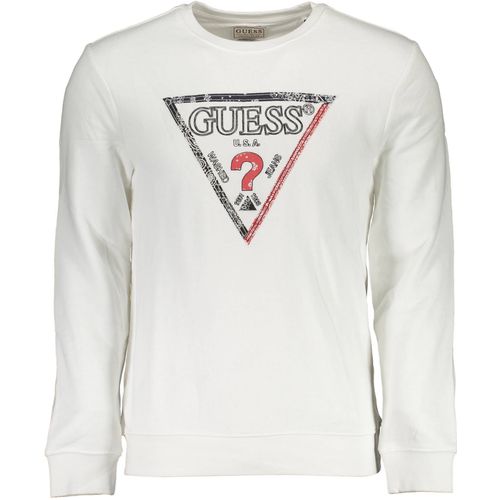 GUESS JEANS SWEATSHIRT WITHOUT ZIP MAN WHITE slika 1