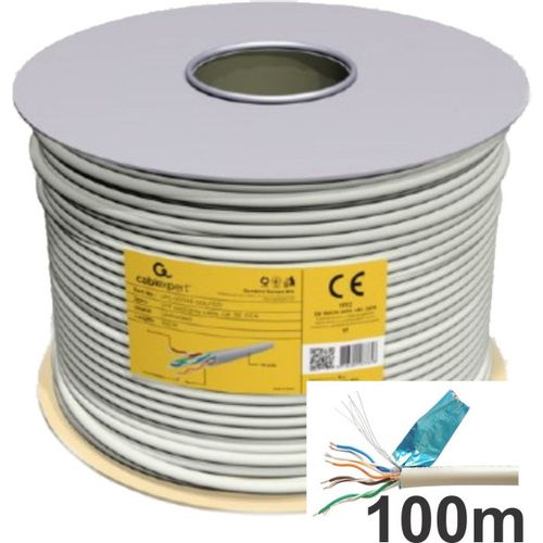 FPC-5004E-L/100 Gembird FTP cat.5E Indoor licnasti CCA kotur 100m slika 2