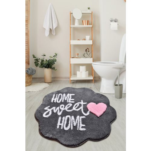 Colourful Cotton Tepih kupaonski akrilni, Home Sweet Home - Fume (90) slika 1