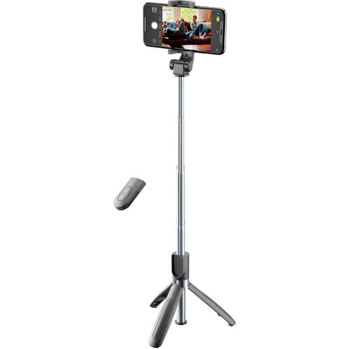 Cellularline Bluetooth selfie stick tripod crni slika 1