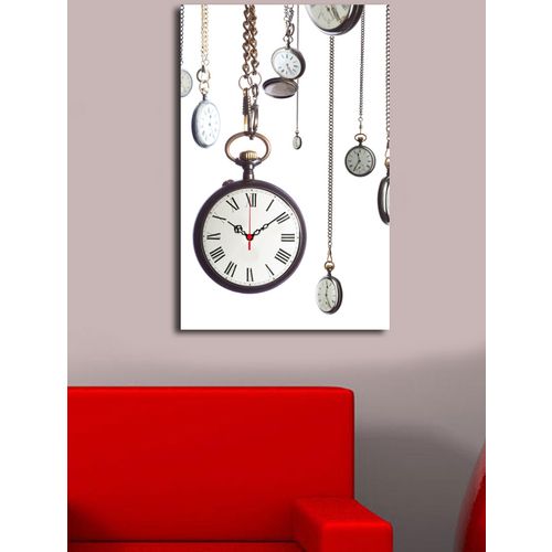 5070CS-67 Multicolor Decorative Canvas Wall Clock slika 1