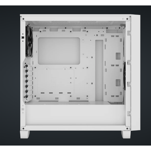 Kućište CORSAIR 3000D AIRFLOW Mid-Tower Gaming ATX kaljeno staklo bez napajanja bela slika 8